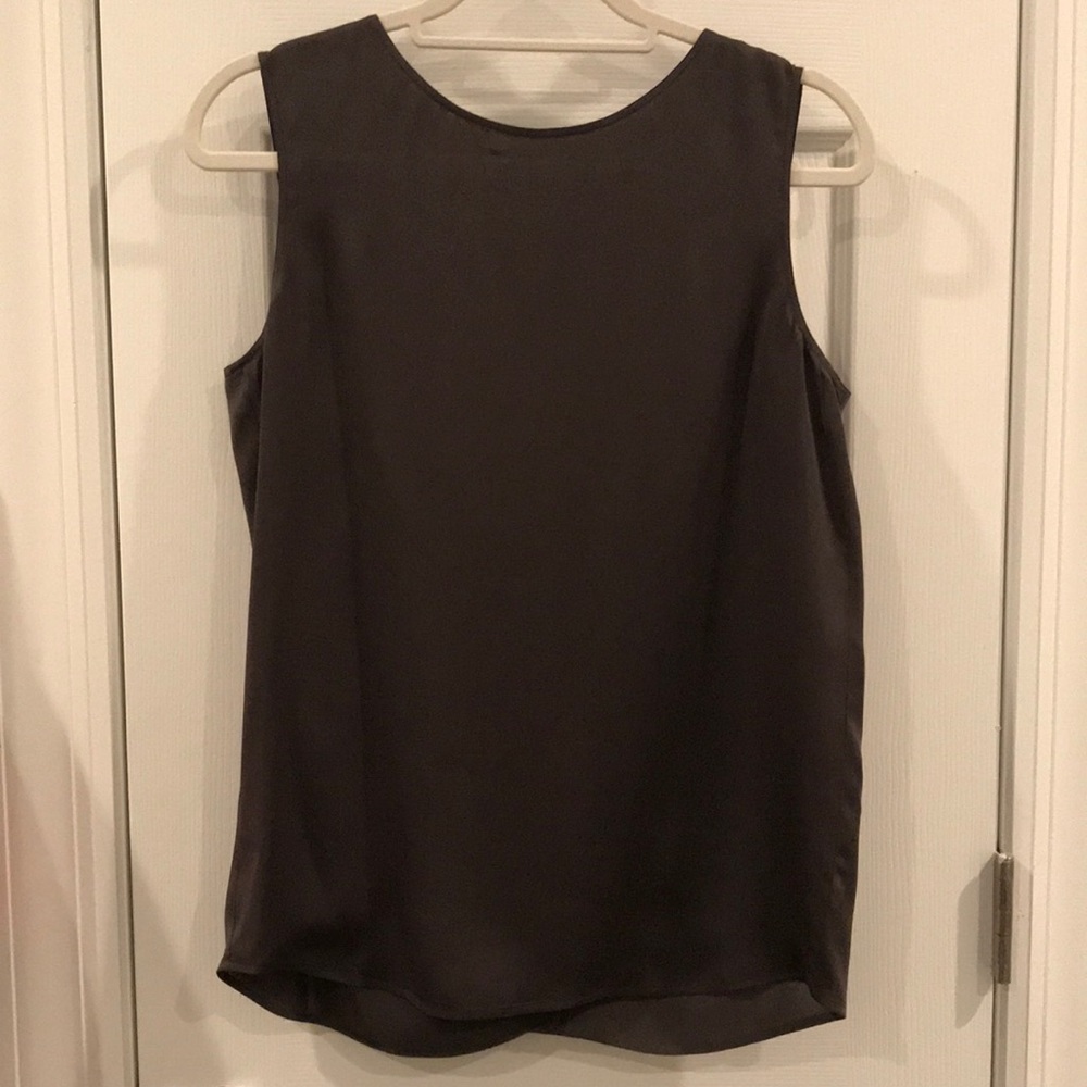 Vince open back silk top